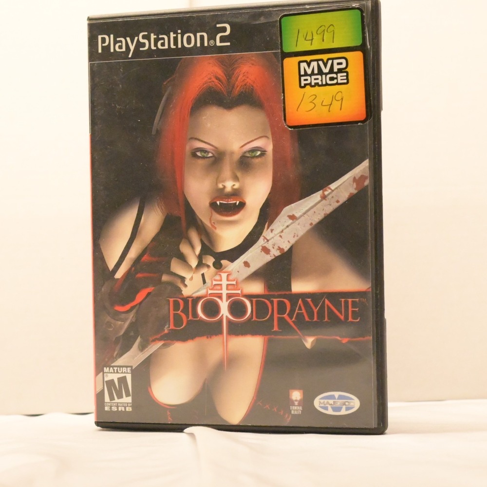 BloodRayne CIB Sony PS2 Complete w/ Case Manual Disc